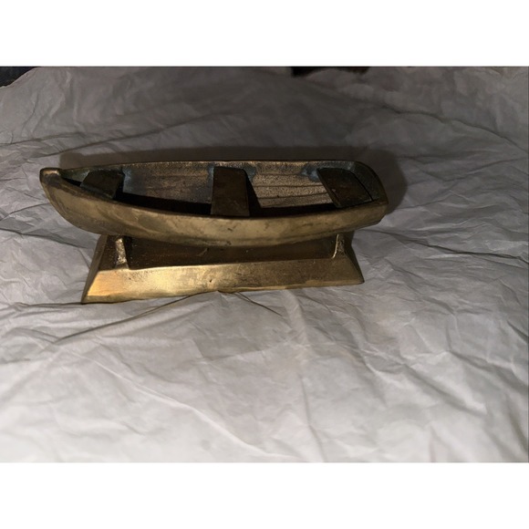 Other - Vintage Brass Fishing Boat Ashtray Coin Tray Philadelphia Manufacturing Co